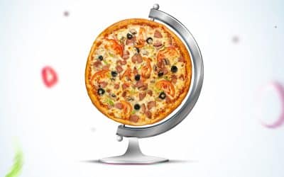 Which country’s favourite food is pizza?